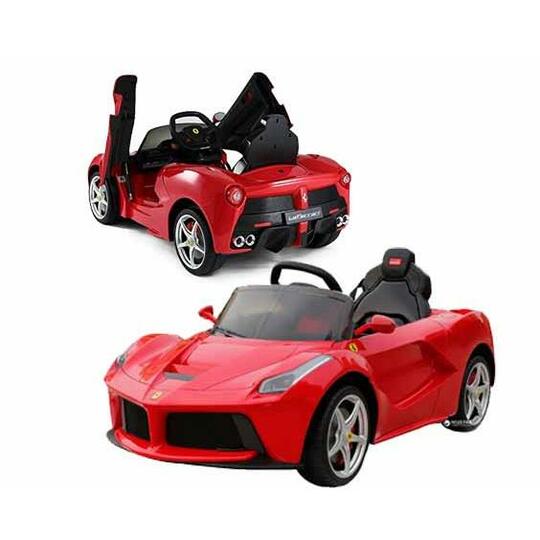 entrega Juicio ciclo Carro Montable a Baterías para Niños- Ferrari LaFerrari - La Novia de Villa
